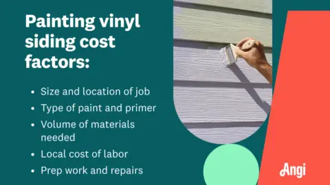 How Much Does It Cost to Paint Vinyl Siding? | Angi